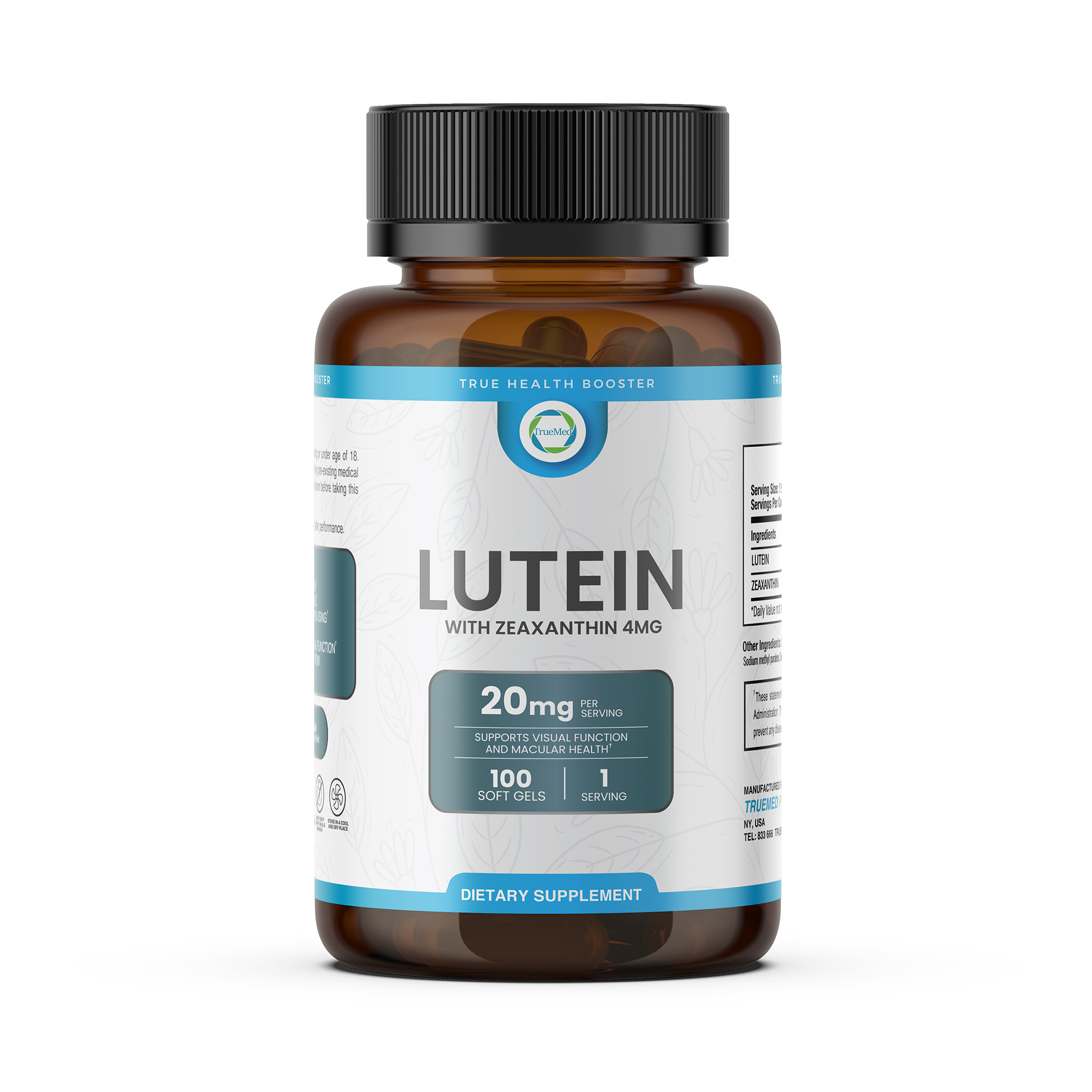 LUTEIN with Zeaxanthin 20mg Lutein with 4mg Zeaxanthin